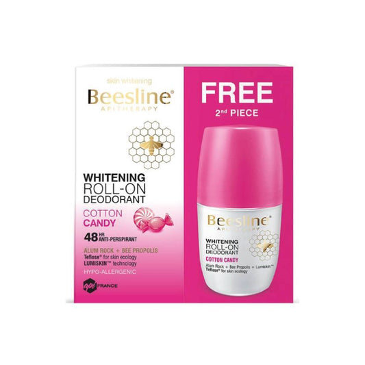 Beesline Natural Whitening Roll-On Deo Cotton Candy 1+1