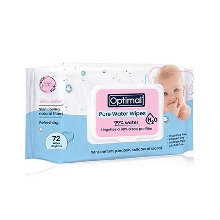 Optimal Wipes Pure Water x 72