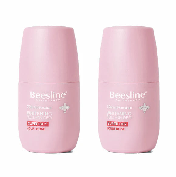 Beesline Coffret Whitening Roll On Super Dry Jouri Rose (1+1 FREE)