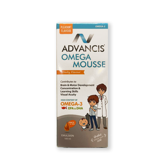 ADVANCIS OMEGA MOUSSE FRUITY FLAV 100ML