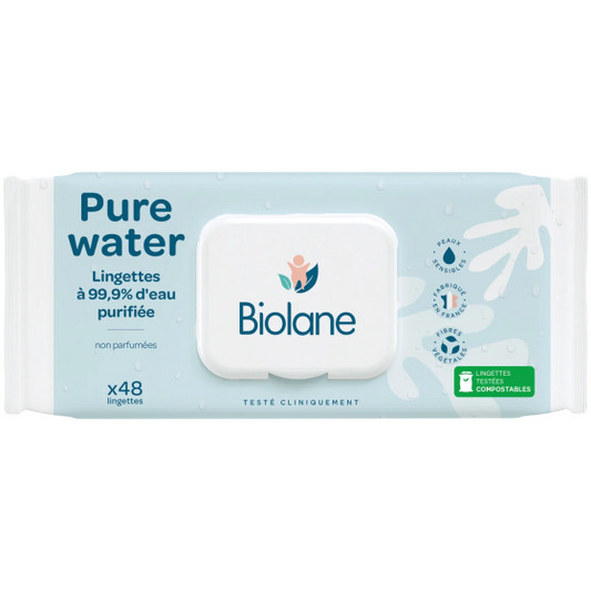 BIOLANE LINGETTES PURE WATER-48PCS