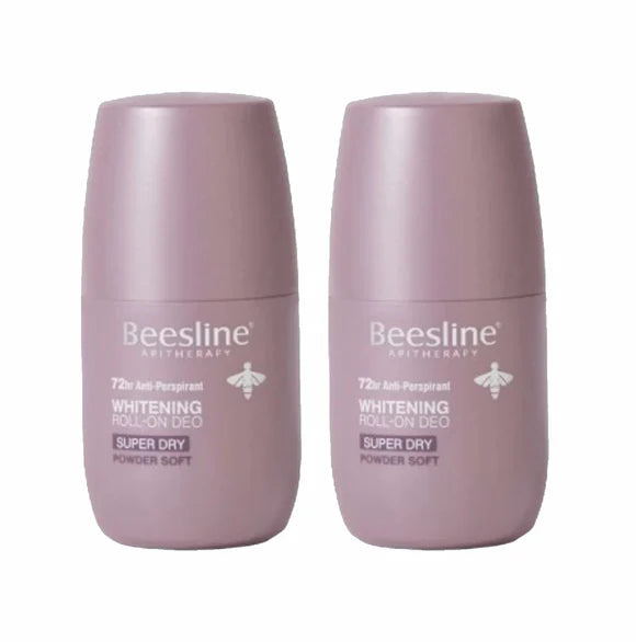 Beesline Coffret Whitening Roll On Super Dry Powder Soft (1+1 FREE)