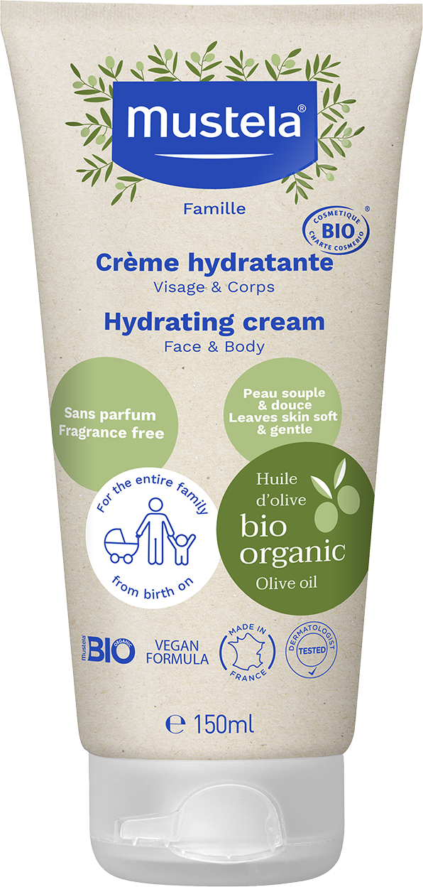MUSTELA Creme hydratante certifiee bio 150 ml/Certified Organic Hydrating cream