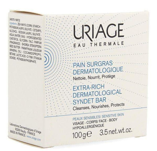 URIAGE HYGIENE Extra-Rich Dermatological Syndet Bar